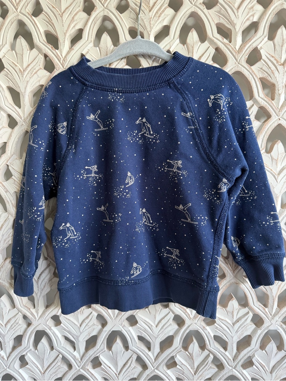 Hanna Andersson Boys Ski Snowboard Sweatshirt 2T